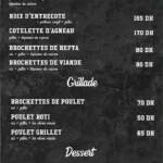 Menu Bella montana Fes June 2023 404509